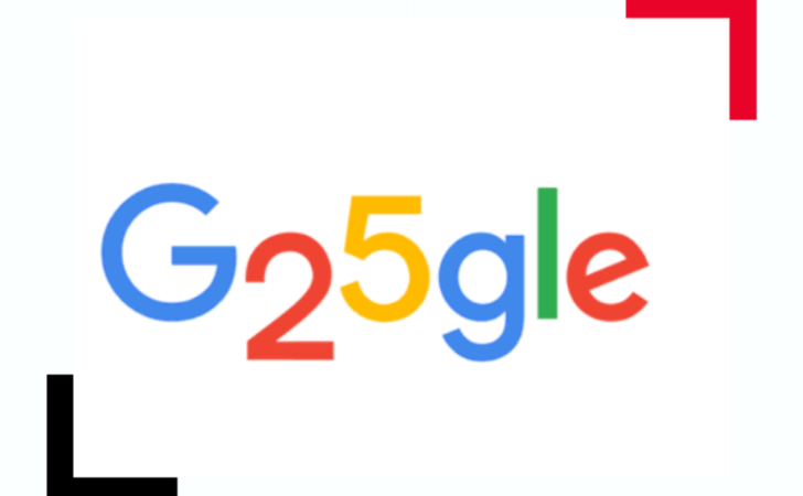 logo 25 ans google