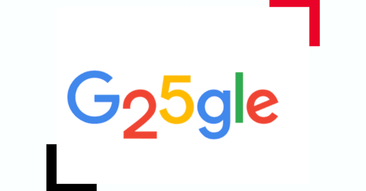 logo 25 ans google